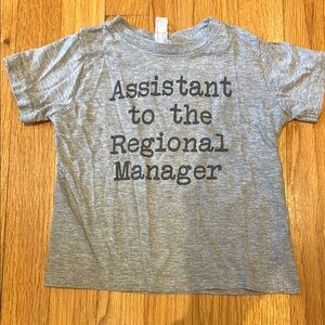 Gray Kids T-Shirt - Assistant to the Regional Manager